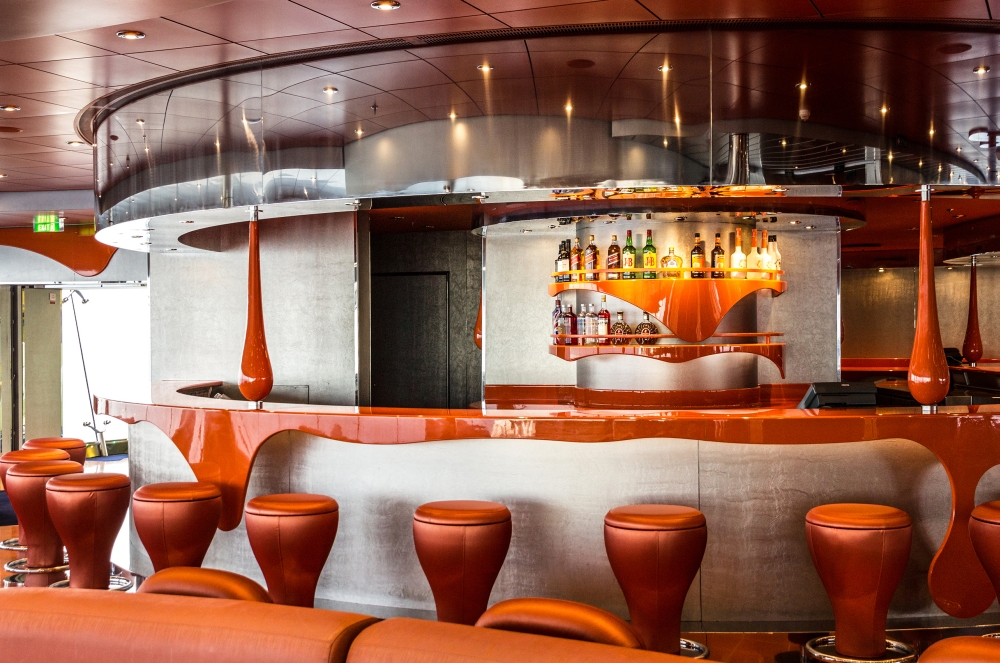Detailu baru na luxusní výletní lodi.