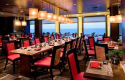Celebrity Solstice - Celebrity Cruises - restaurace Silk Harvest Restaurant s exkluzivní asijskou stravou
