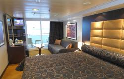 MSC Fantasia - MSC Cruises - moderní balkónová kajuta 