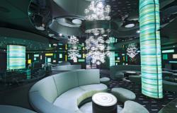 MSC Preziosa - MSC Cruises - futuristický design 21. století v baru