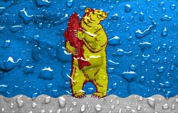 Logo města a přístavu Anadyr, Rusko