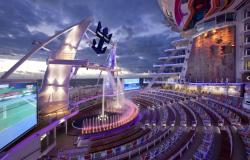 Allure of the Seas - Royal Caribbean International - vodní show na palubě