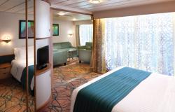 Splendour of the Seas - Royal Caribbean International - moderní interiér kajuty na lodi