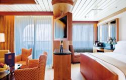 Voyager of the Seas - Royal Caribbean International - Grand Suite s balkonem a TV